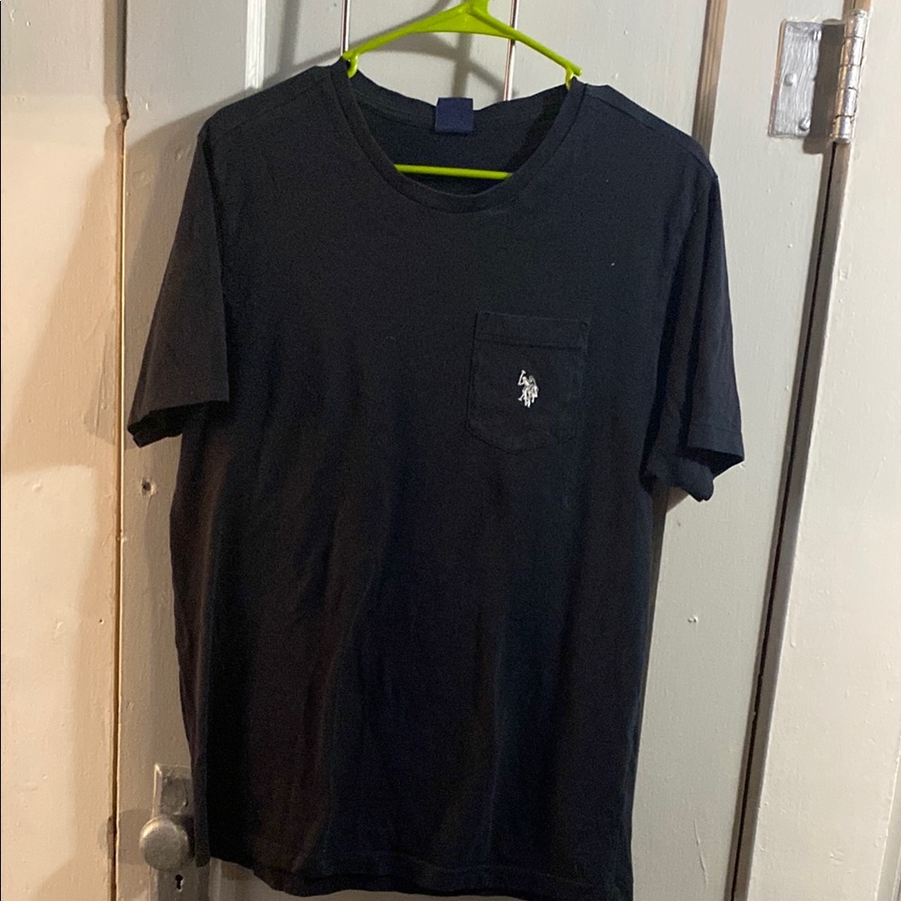 U.S. Polo Assn. Black Short Sleeve Crew Neck Tee